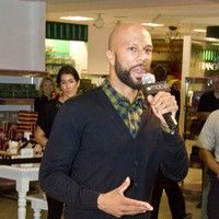 Common signs copies of his new book 'One Day It'll All Make Sense'